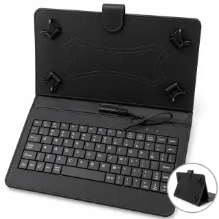 Funda Agenda Para Tablet Con Teclado