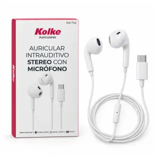 Auricular Intrauditivo Stereo con Micrófono