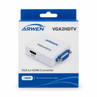 Conversor VGA a HDMI Arwen Power Vision VGA2HDTV