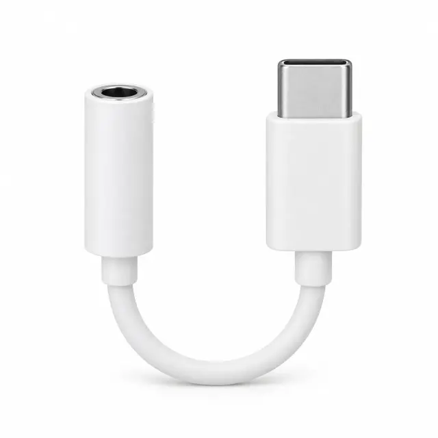 Adaptador USB-C a jack de auriculares